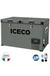 Iceco Ycd90 12/24Volt 220Volt 90 Litre Çift Bölmeli Outdoor Kompr