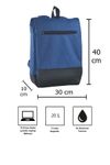 Bagorama Want Unisex 15.6 Laptop / Tablet Uyumlu Kumaş Sırt Çantası - Mavi, Renk :  MAVİ, Boy / Ölçü : Standart