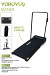 Proforce Sigma Koşu Bandı Uzaktan Kumandalı Yürüme Bandı Led Ekran, Kolay Kurulum, Katlanabilir, 0-8Km/Sa Siyah, Renk : SİYAH 