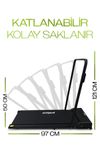 Proforce Sigma Koşu Bandı Uzaktan Kumandalı Yürüme Bandı Led Ekran, Kolay Kurulum, Katlanabilir, 0-8Km/Sa Siyah, Renk : SİYAH 